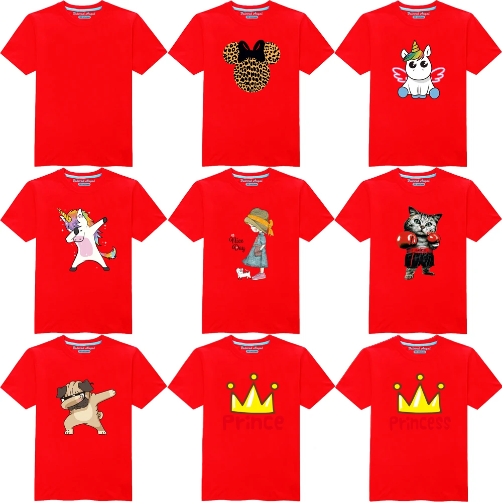 

Cartoon Short Sleeve T-hSirts For Boys Girls Unicorn Tops Kids Clothing TShirt Size 3-15 Years Baby Clothes Tees Teen Costume