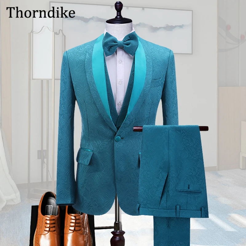 Torndike Custom Slim Fit Formal Suit Men, Groom Tuxedo, Peaked Prom Costume Homme Mariage, Three Pieces Terno Masculino 2021