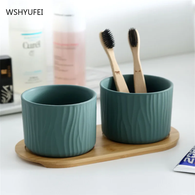 Nordic household simple couple wash cup and mouthwash cup, a pair of toothbrush cups, dental appliances and mouthwash cup