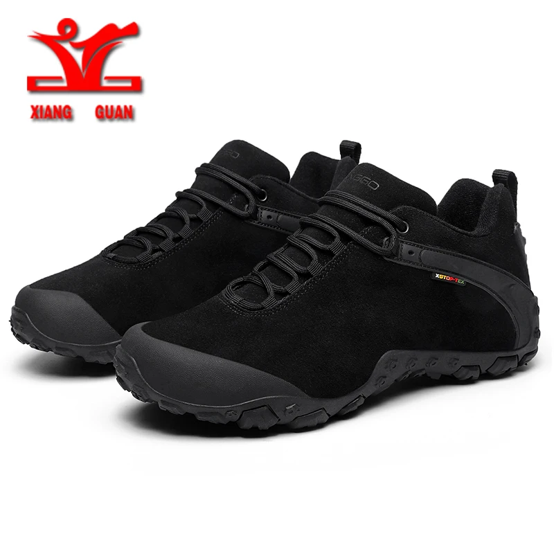 XIANGGUAN 2021 Hiking Shoes Men Slip Resistant Waterproof Hiking Sneaker Men High Quality Anti Fur Sports Sneakers Men Size36-45