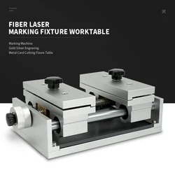 Fiber Marking Worktable Fixture Laser Marking Machine Gold Silver Engraving Metal Card Cutting Fixure Table