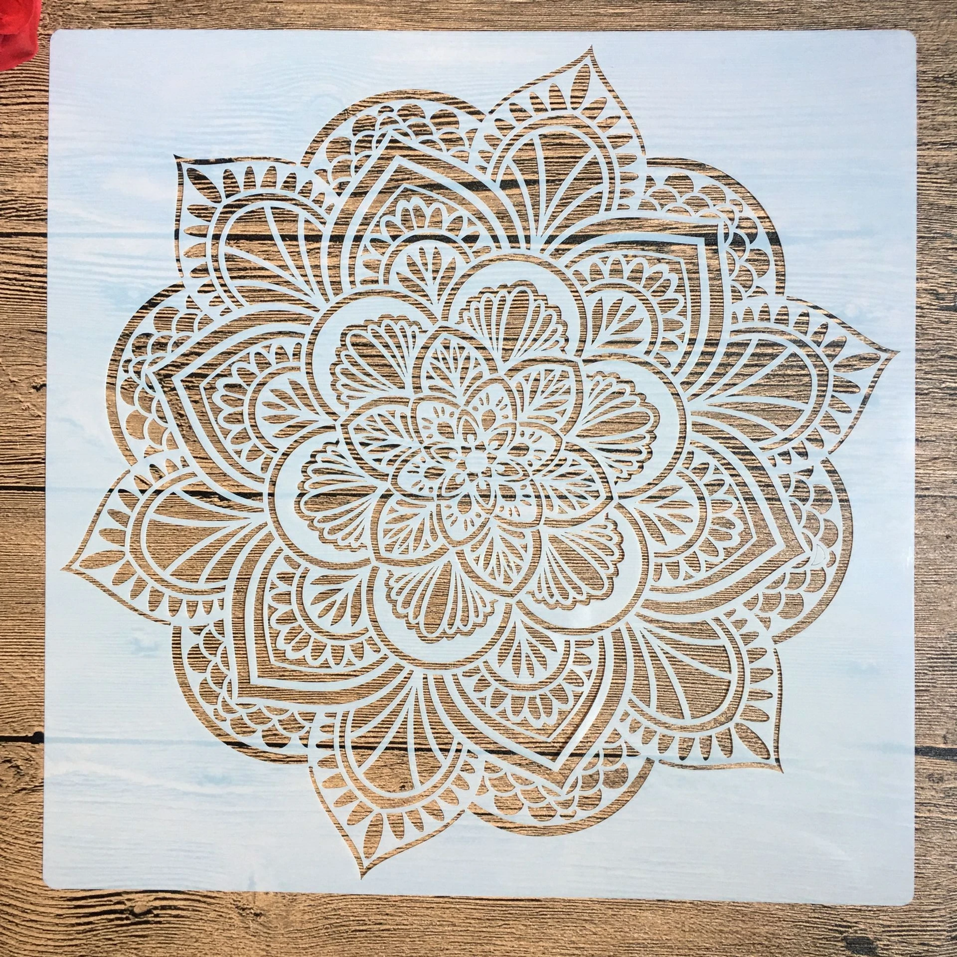 Decorative  Mandala Print Stencils Scrapbook Coloring DIY 30x30cm  for diy scrapbooking plastic large stencil for wall painting