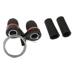 2PCS Universal MTB Road Bicycle Twist Handlebar Grip Gear Speed Shifter Bicycle Derailleur  Parts for MTB  Folding /Road Bike