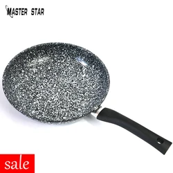 Master Star PFOA Free Snowflake Ceramic Coating Fry Pan Set, Non-Stick Skillet, Egg Steak, Sarten Induction Kit, Cooker, 20-30cm