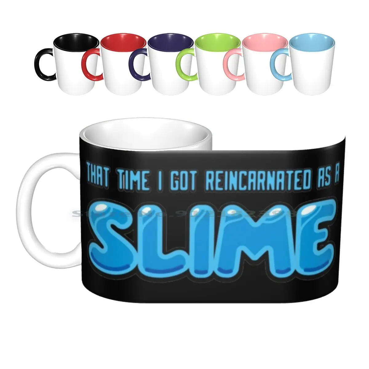 Tazas de cerámica sin atar, tazas de café, té de la leche, esa vez, me reencarné como un Slime, serie novedosa, Tensura, Slime, Isekai