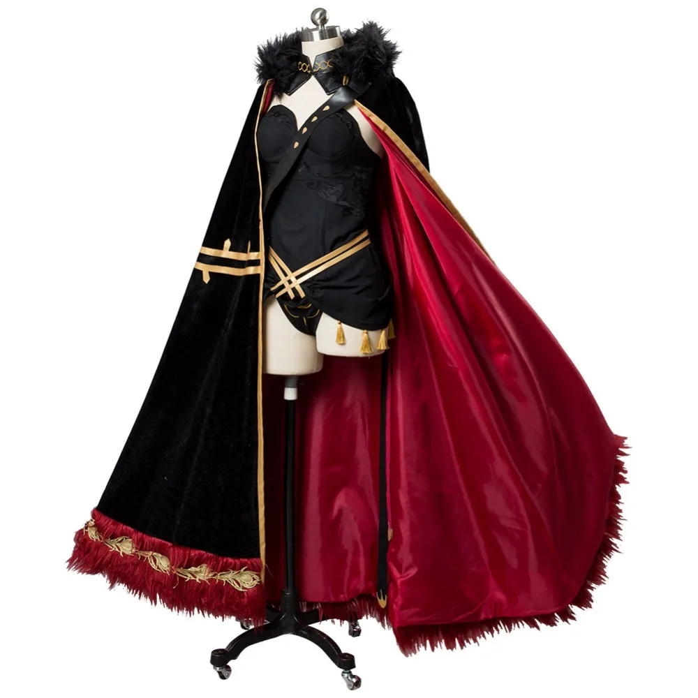 Fgo Ereshkigal Cosplay Costume pour femme, destin, grand ordre, ensemble complet, uniforme avec robe, Halloween, carnaval