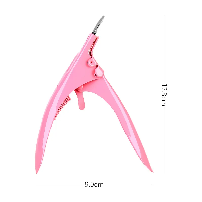 Professional U-Shape Nail Art Clipper Stainless Steel Scissor False Tips Cutters Manicure Care Tools for Salon Use