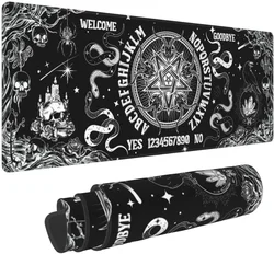 Mouse Pad Gamer HD Large Custom Desk Mats Keyboard Pad Ouija Board Gothic Soft Laptop Anti-slip Office Mice Pad Desktop Mousepad