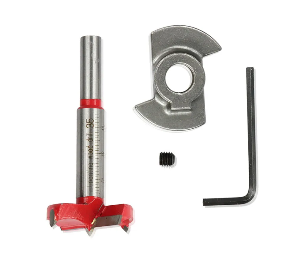 1 Chiếc 15-35 Mm Có Thể Điều Chỉnh Gỗ Lỗ Cắt Carbide Forstner Bộ Mũi Khoan Đầu Dụng Cụ Khoan Mũi Khoan hơi Nhàm Chán Bit