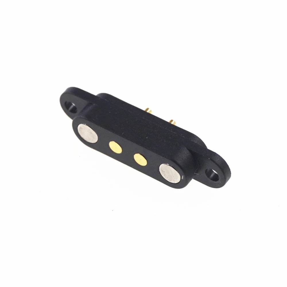 1 Sets Magnetische USB Ladekabel Männlich Weiblich PogoPin Stecker Power Lösung 2 Pin Magnete Kontakt Pad PCB Solder2,8 MM Pitch – Detail 5