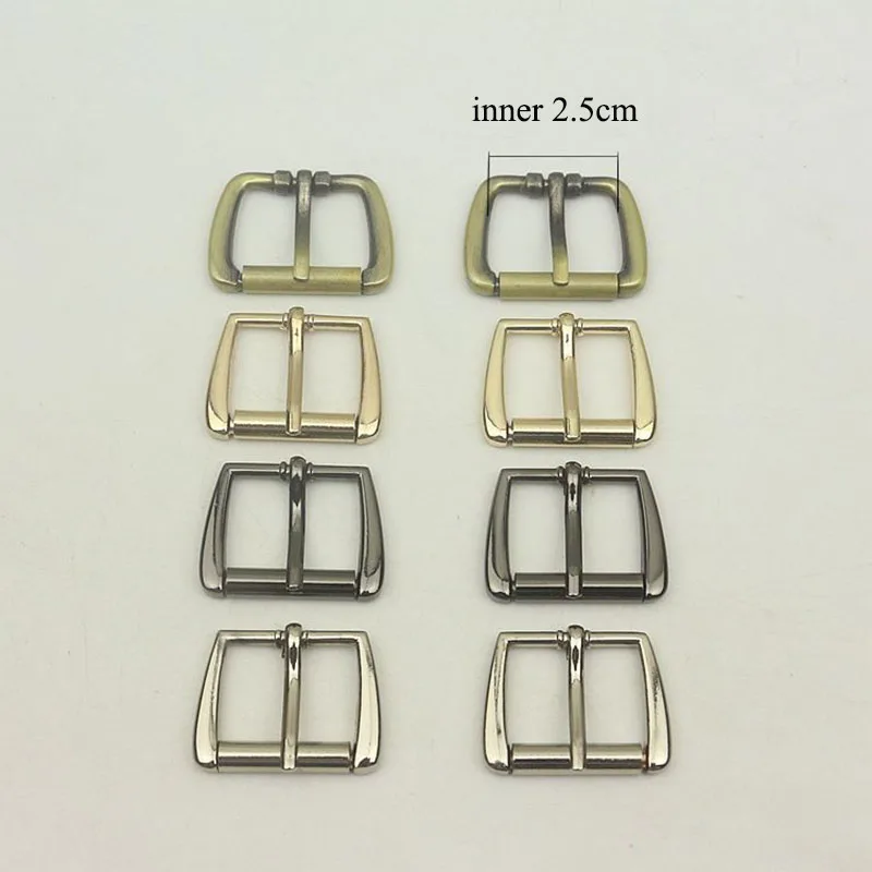 

20Pcs 25mm Handbag Pin Belt Buckles for Bag Shoes Dog Collar Belts Roller Adjust Slider DIY Leather Craft Accessories