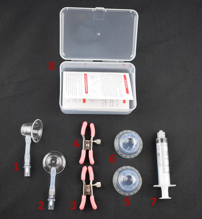 Nipple Aspirator Puller Shaper Feeding Sucking for Flat Inverted Nipples Niplette Attractor Treatment Redress Correction