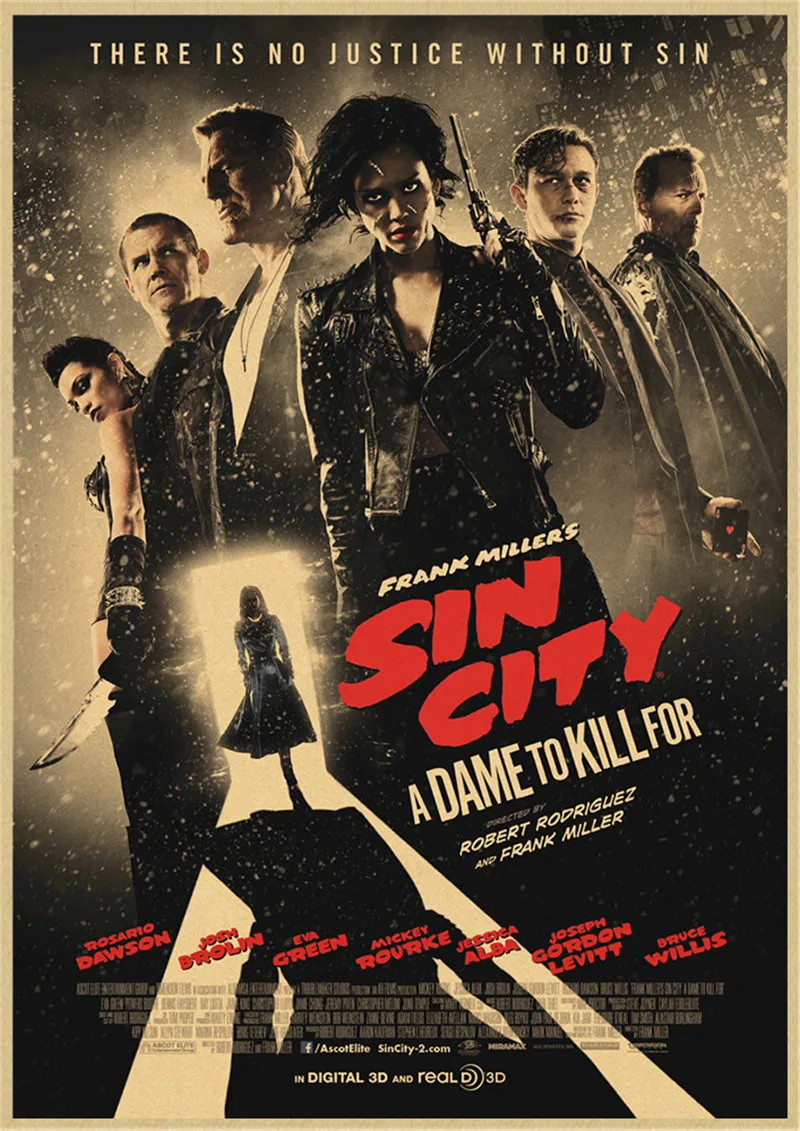 مدينة الخطيئة كرافت المشارك ريترو المشارك خمر ملصق جدار ديكور للمنزل بار مقهى غرفة شخصية الديكور