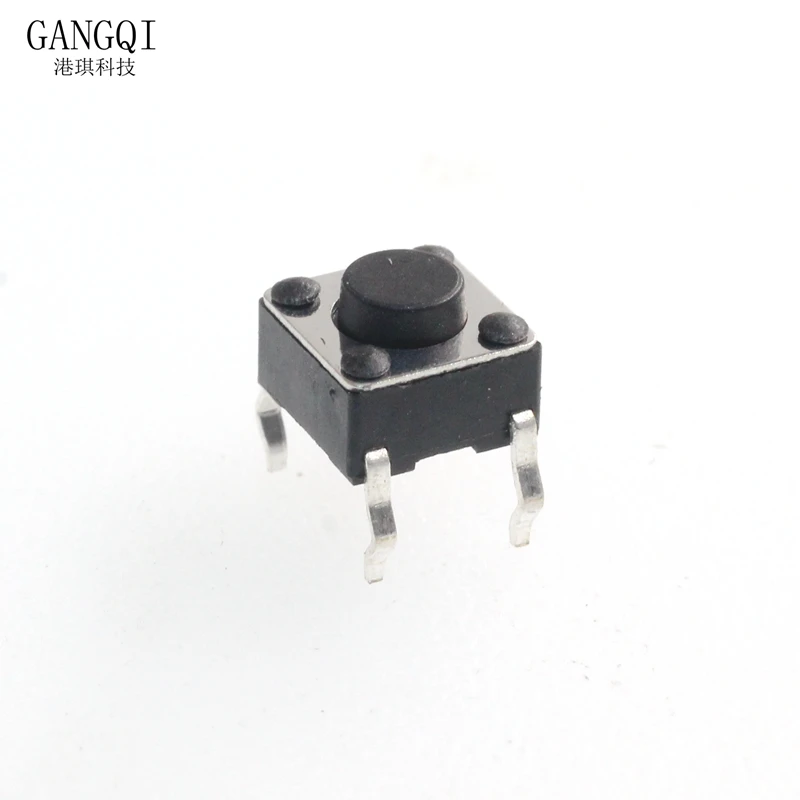 50PCS 6*6*4.3mm 5mm 6 7 8 9 10 11 12 13 14 15 16 17 6X6 4Pin Tactile Tact Push Button Micro  Touch switch mini DIPSwitch