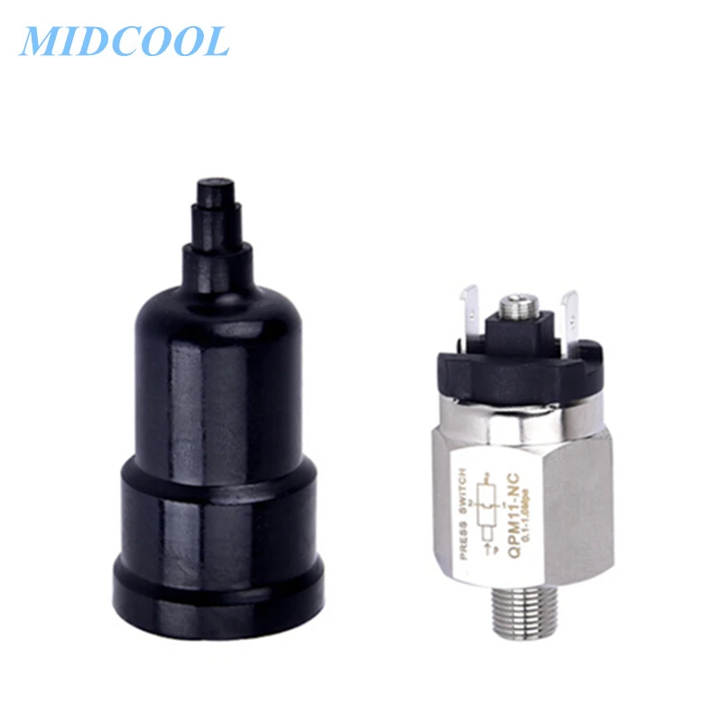 Micro Pressure Adjustable Diaphragm Hydraulic Switch Air Compressor Switch Controller QPM11 QPM11-NO QPM11-NC 1/8