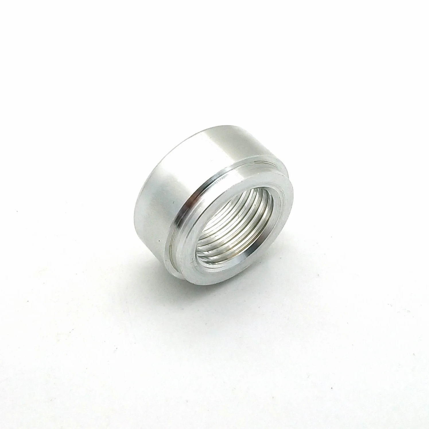 1/4 NPT 1/2NPT 3/8NPT 1/8NPT M16 M18 Thread Female Aluminum Weld Connector Nut On Bung Fitting Adapter Auto Part