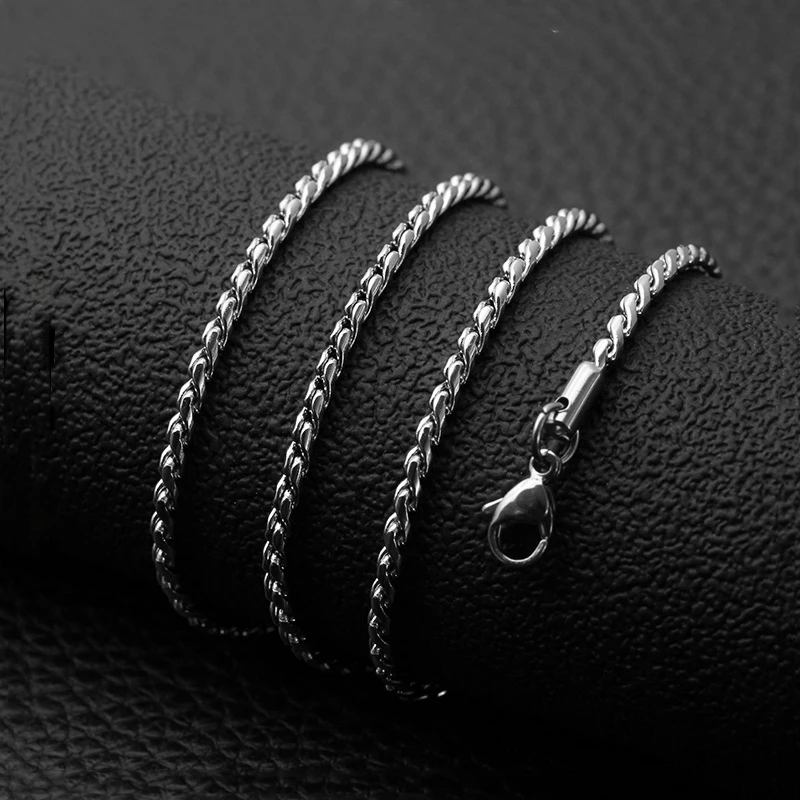 Fashion Stainless Steel S-shaped Chain Titanium Steel Necklace Men\'s New Jewelry Gift Hot Sale