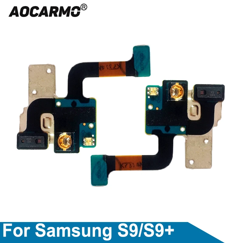 Aocarmo For Samsung Galaxy S9 G9600 G960F G960U S9+ G9650 G965F Plus Ambient Proximity Light Sensor Flex Cable Replacement Parts