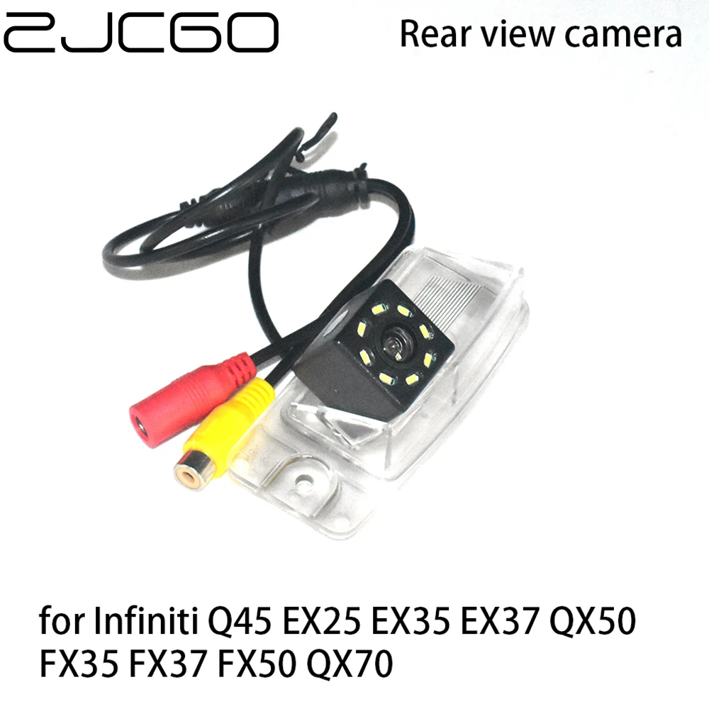 

ZJCGO HD CCD Car Rear View Reverse Back Up Parking Waterproof Camera for Infiniti Q45 EX25 EX35 EX37 QX50 FX35 FX37 FX50 QX70