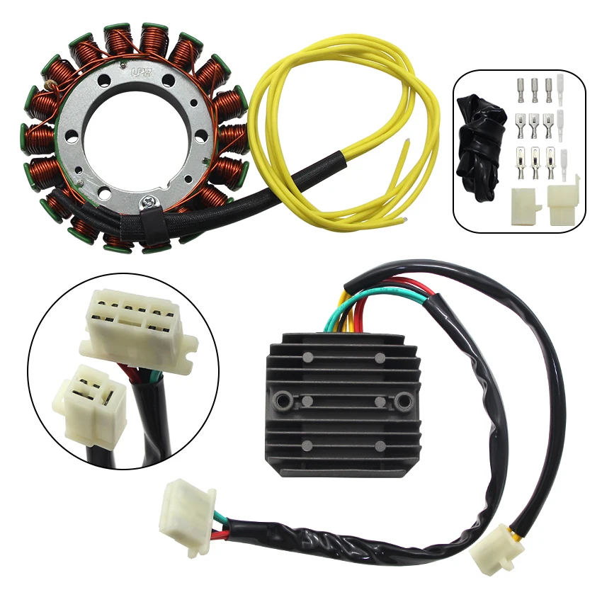 

Motorcycle Magneto Stator Coil +Voltage Regulator Rectifier For Honda CX500 CX650 Custom Turbo Turbo GL500 VT1100C VT800C VT700