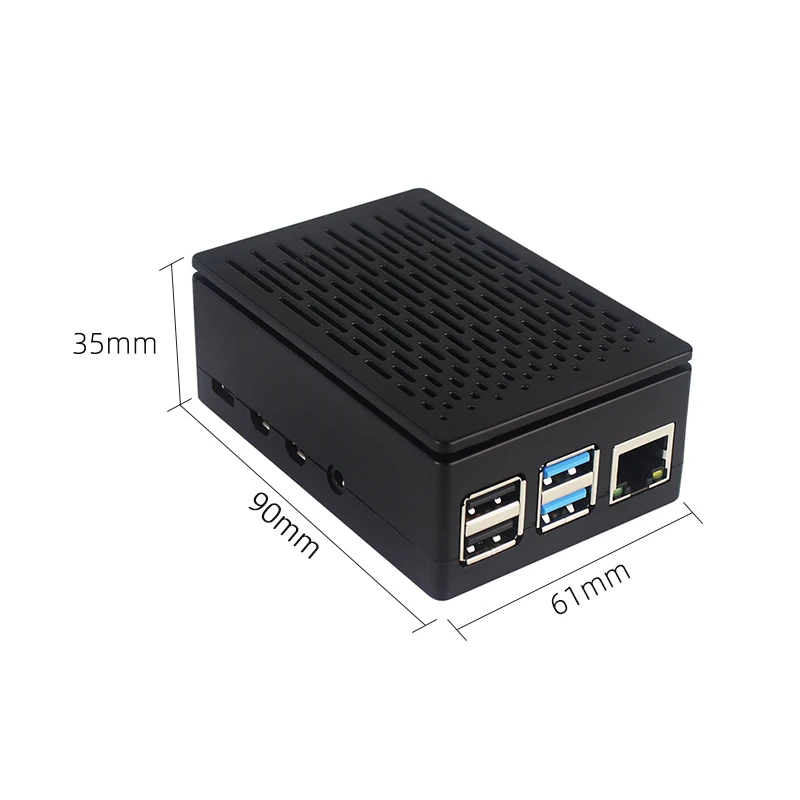 Raspberry Pi 4 ABS Case Dual Use with LCD or Fan Plastic Shell for Raspberry Pi 4 Model B