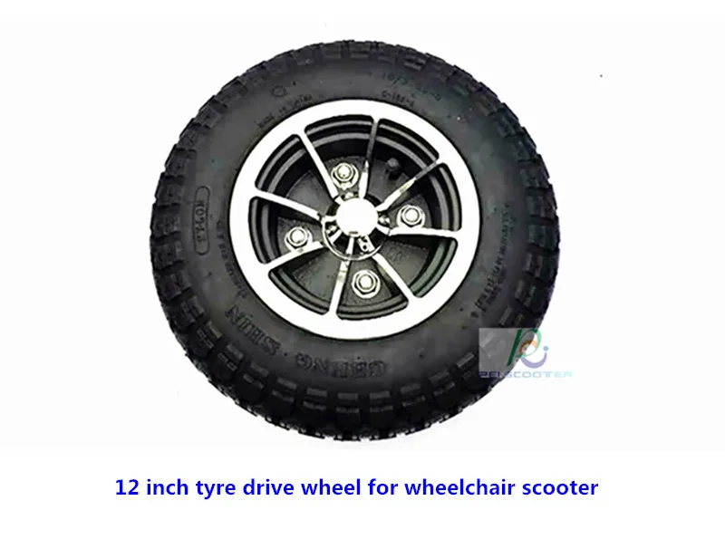 12 inch 4.10/3.50-6 tire wheelchair scooter drive wheel phub-12yw