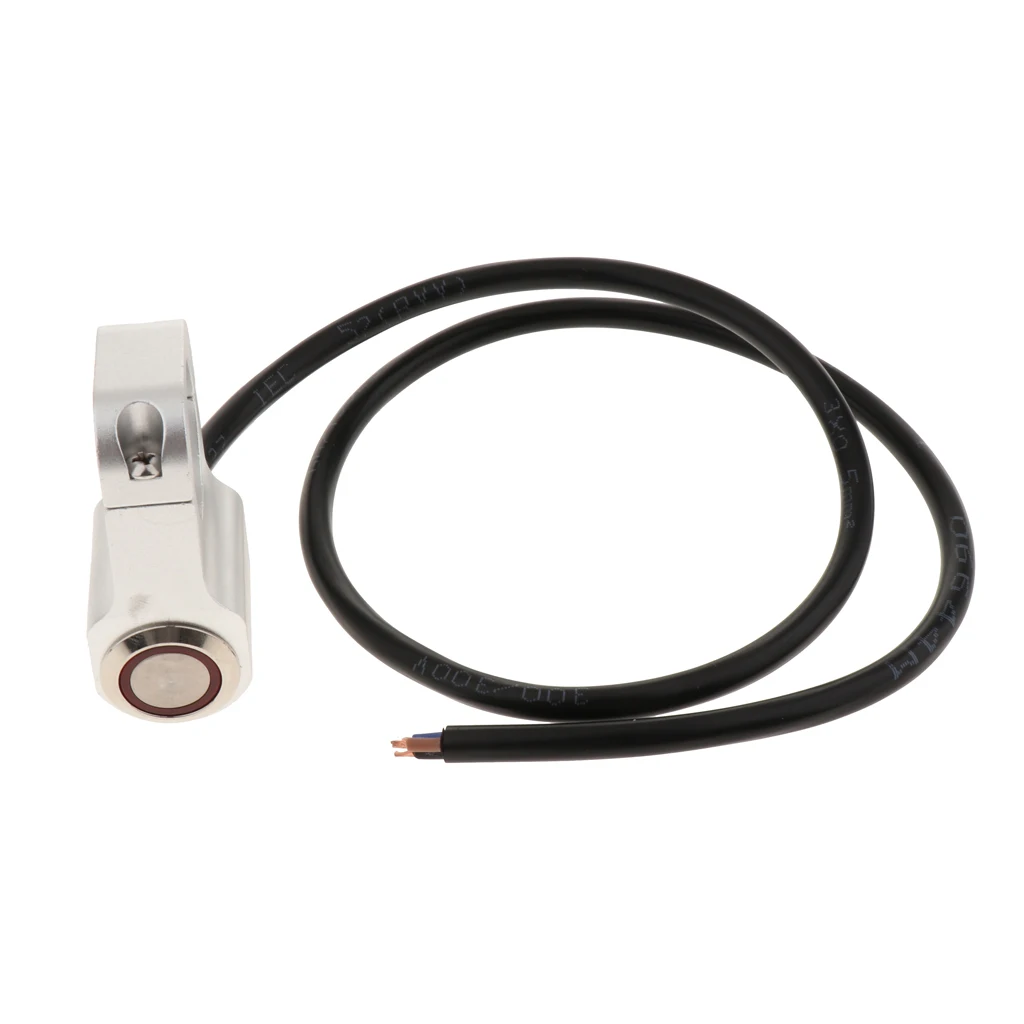Motorcycle Handlebar Headlight Switch DC 12V Waterproof Switch Fog Spotlight Switch aluminium alloy for Electric Motorbike ATV