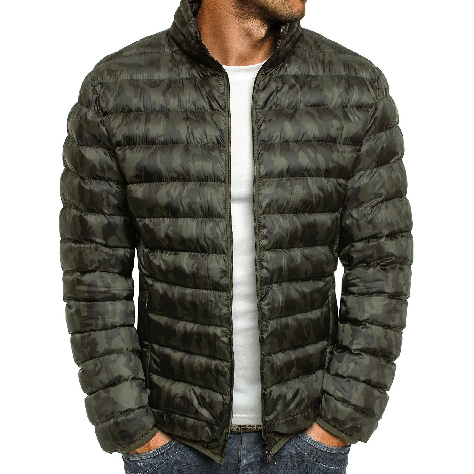 Chaqueta de invierno para hombre, abrigo superior de 6 colores, cálido, informal, ajustado, para estudiantes, parkas