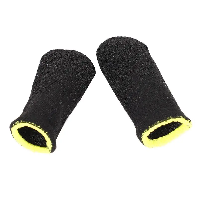 18-Pinคาร์บอนไฟเบอร์แขนสำหรับPUBG MobileเกมกดSnแขนสีดำสีเหลือง (16ชิ้น)