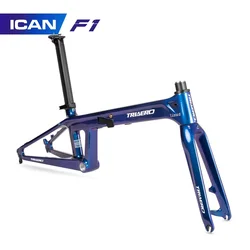 ICAN Hotsale 20Inch Folding Bike Carbon Frame UD matte or With chameleon Paint