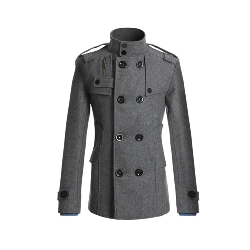 MRMT 2024 Brand New Men\'s Jackets Wool Overcoat for Male Long Suit Woolen Windbreaker Men Coat Outer Wear Man Jacket Clothing