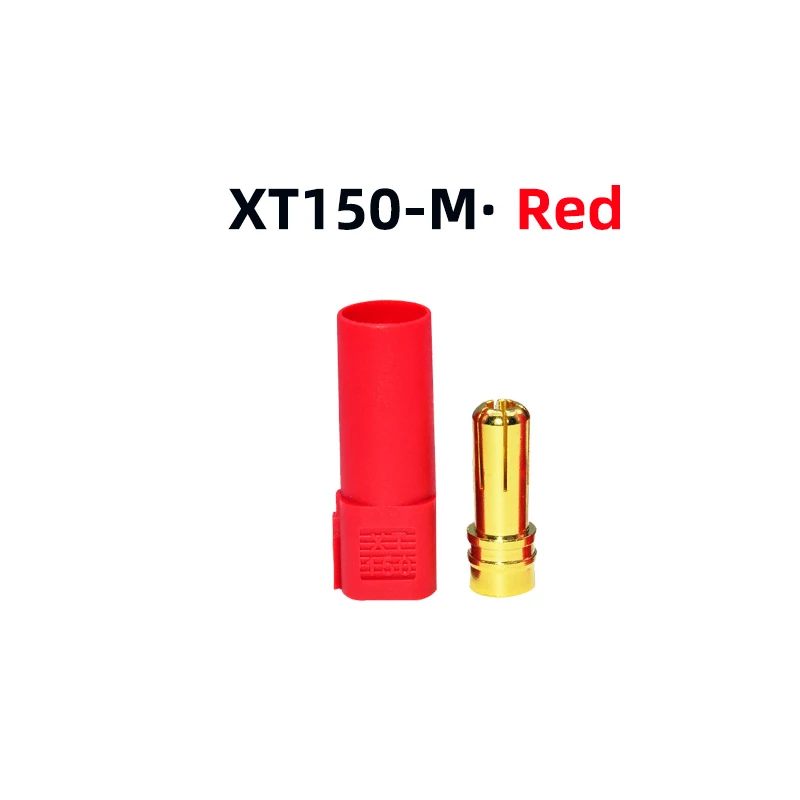 Amass Original XT150-F Female End Banana Plug Red Male and Female Butt Connector 120A High Current Connector UAV Quick Connector