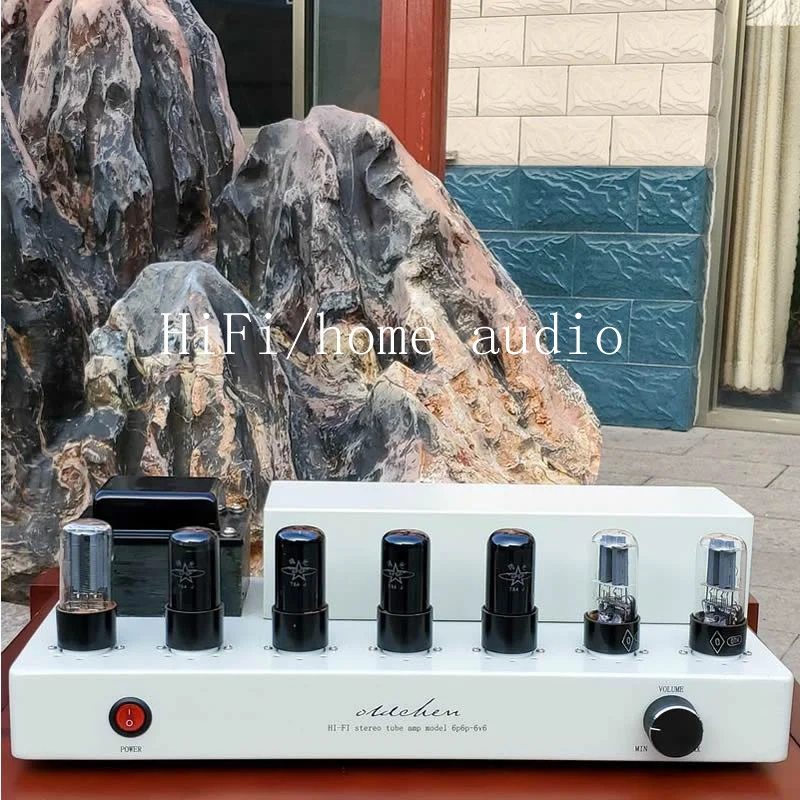 laochen 6P6P-6V6 Class A and B tube power amplifier,oldchen single-ended HIFI audio push-pull amplifier,high quality，good sound