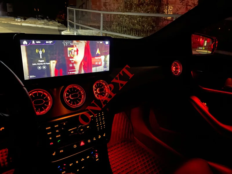 Für Benz C/GLC/A/CLA/GLA/E/S/G Für AMG W205 X253 W176 W117 W156 W213 W222 W464 LED-Turbinendüsen-Ambientebeleuchtung Luftauslass-Lampe – Detail 5