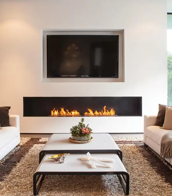 

Inno-Fire 30 inch luxury indoor ethanol fire pit insert with remote control
