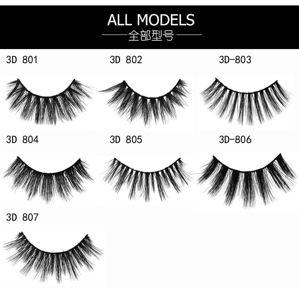 10 Paar 3D-Nerzwimpern, Anbieter, natürliche falsche Wimpern, Make-up, Wimpern, künstliche Wimpern, Großpackung – Detail 6