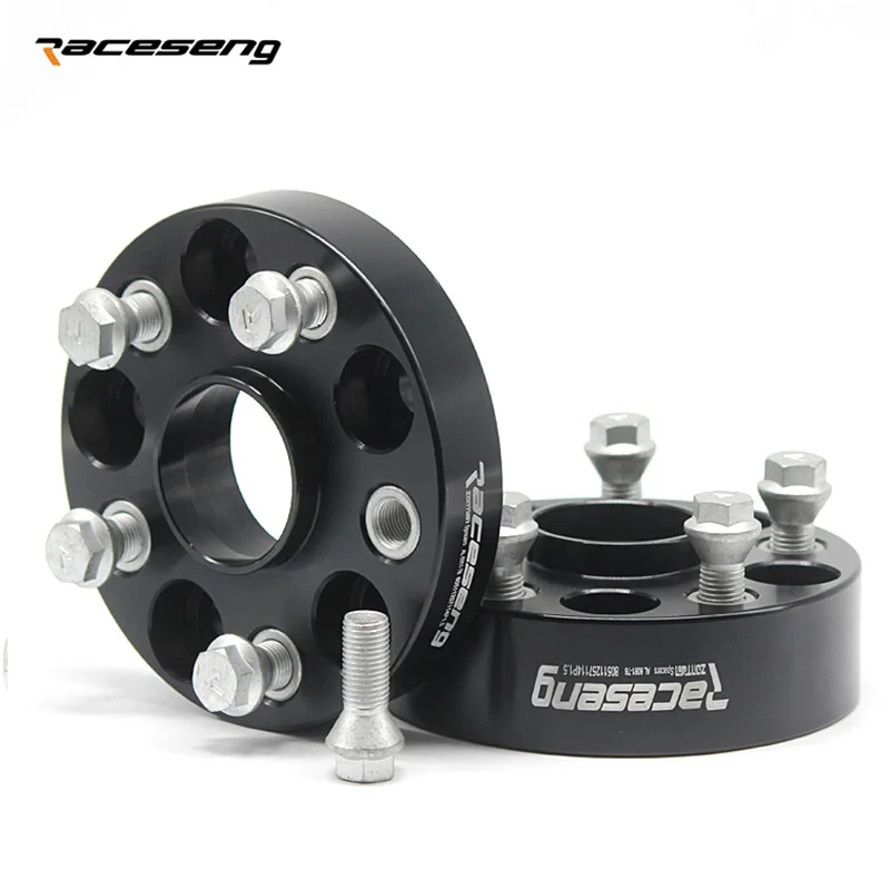 2Pieces 20/25/30/35/50mm aluminum alloy CNC wheel Spacers suit PCD 5x100 CB 57.1 for Audi A1, A2, A3, TT Volkswagen FOX, GOLF