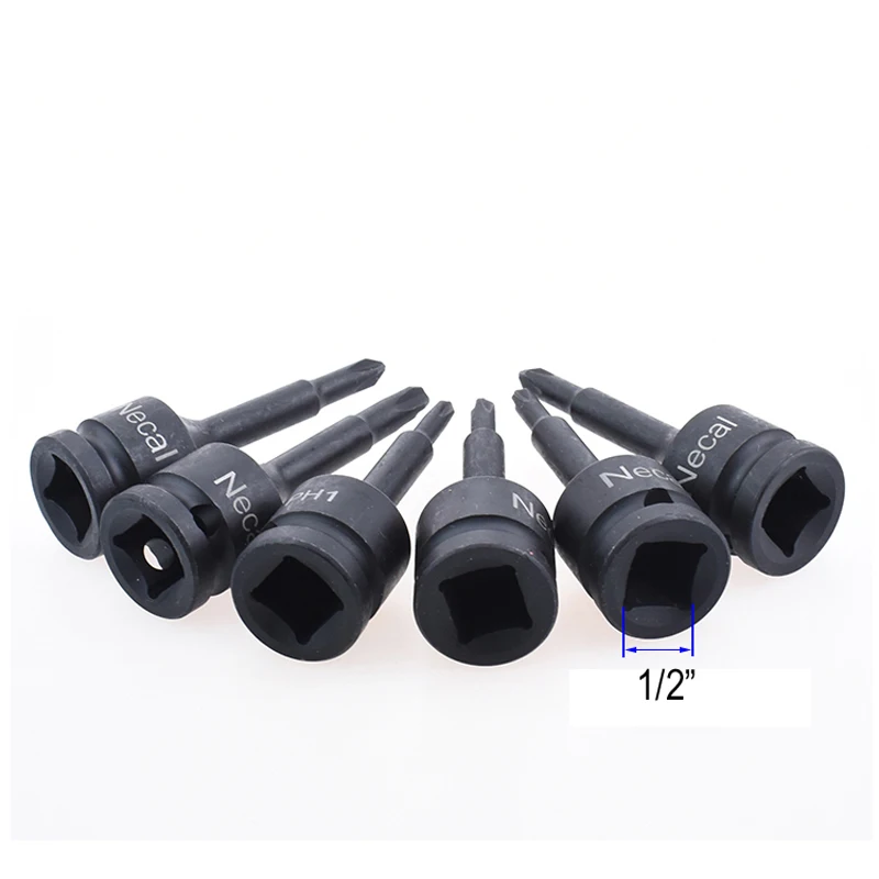 Imagem -03 - Adaptador de Chave de Impacto Phillips Peça 78 mm de Comprimento Polegadas para Ferramentas de Chave de Fenda Ph1 Ph2 Ph3 Ph4