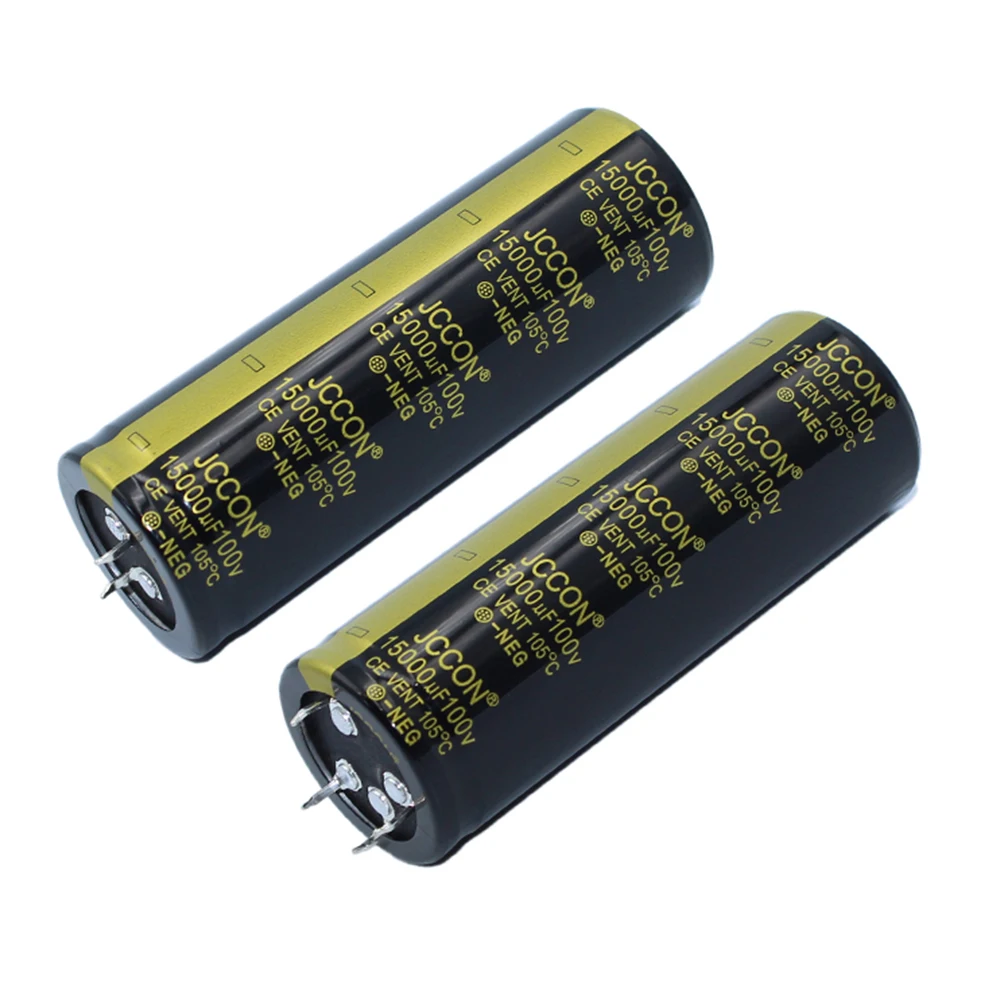 15000UF 100V 35X100 มม.JCCON 2 เย็บ/4 เย็บ 105 ℃ ใหม่เสียงเครื่องขยายเสียงpower Horn Capacitor