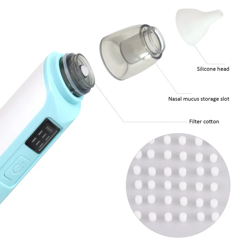 ELERA Filter Sponge Nasal Aspirator Accessories Sponge Prevent Nasal Mucus From Blocking The Nasal Aspirator Spare Parts