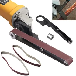 DIY Sanding Belt Angle Grinder Modified Head Sandpaper Machine Refitting Grinder for M10 Angle Grinder