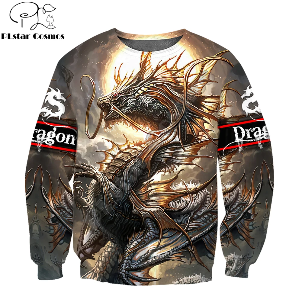 Bonito dragão tatuagem arte 3d impresso outono men hoodies unisex casual pulôver zip hoodie streetwear sudadera hombre dw0519