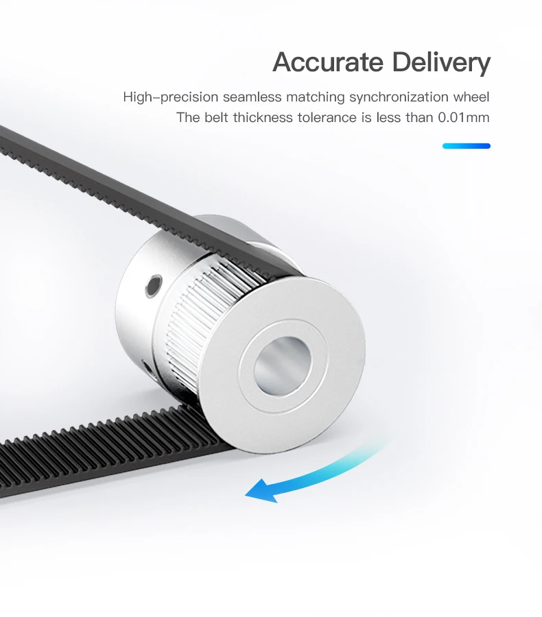 CRELITY 3D Ender-3/3Pro/ V2 X+Y Axis Synchronous Belt X AxisY Axis Closed-Loop Timing Belt Terminal 3D Printer Part