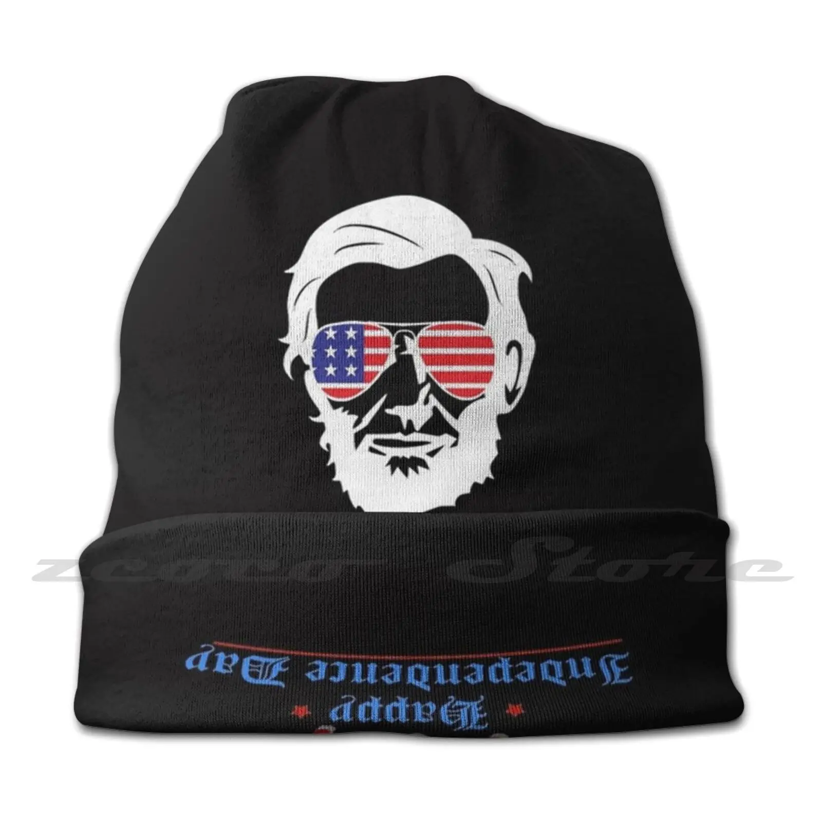 ? Picnic Adult Kids Knit Hat Hedging Cap Outdoor Sports Breathable Fireworks The Parade Or On The Anniversary This Funny Abe