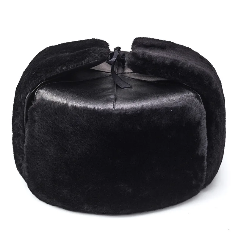 2019 new winter outdoor warm men\'s Lei Feng hat cold and windproof thickened military hat fashion hat