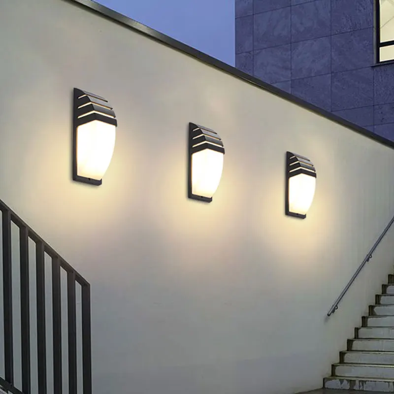 Outdoor waterproof wall lamp villa porch garden aisle led lights interior decorative sconce lampara led pared wall lighting image 6