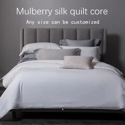 Cotton mulberry silk quilt core thickened autumn and winter 100% Silk Quilt Cotton Down Alternative Comforter queen comforter