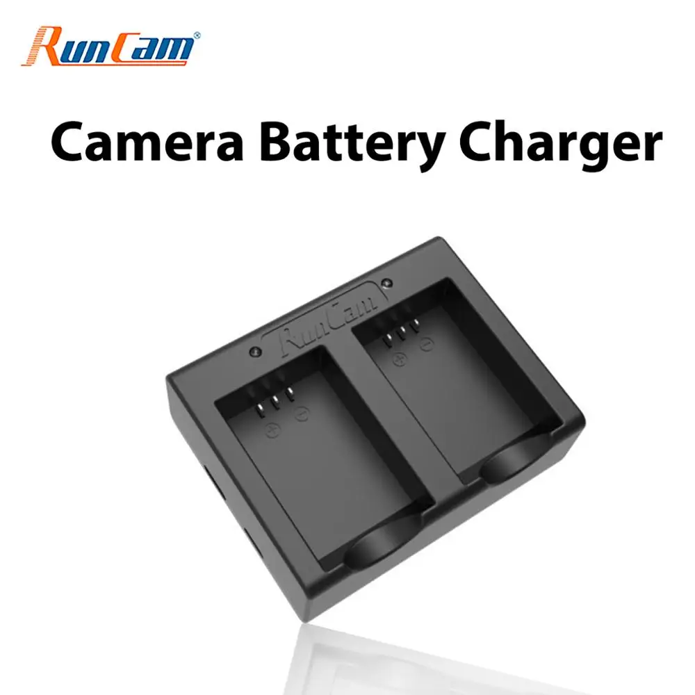 

2021 New RUNCAM DUAL Battery CHARGER for RunCam2/RunCam2 4k/Scopecamlite/Scopecam 4k Battery RunCam Airsoft Battery Charger