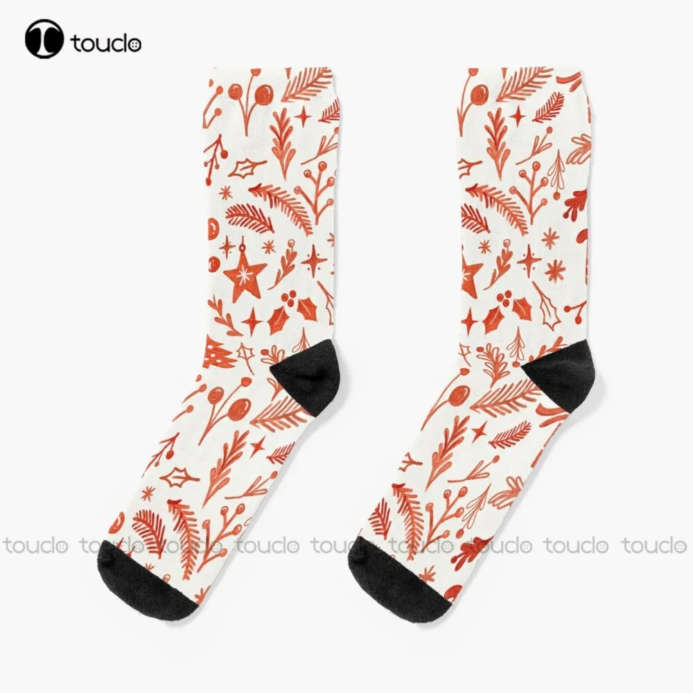 

Christmas Magic Socks Black Socks For Women Unisex Adult Teen Youth Socks Personalized Custom 360° Digital Print