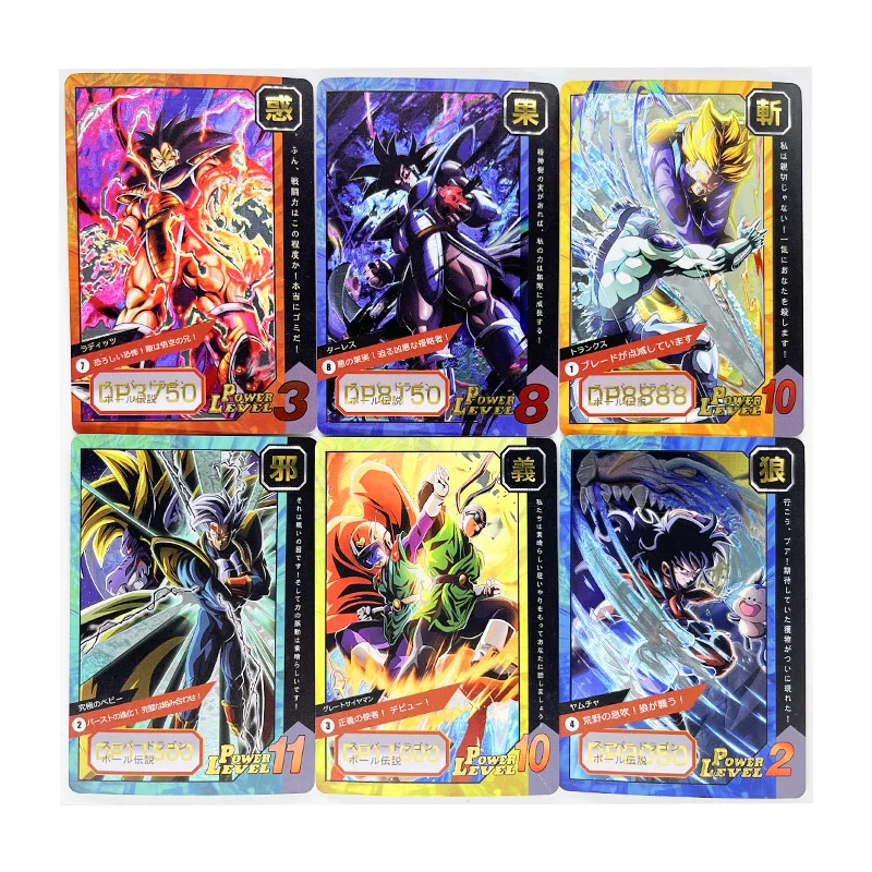 16pcs/set Dragon Ball Z GT Super Saiyan Heroes Battle Card Ultra Instinct Goku Vegeta Game Collection Cards